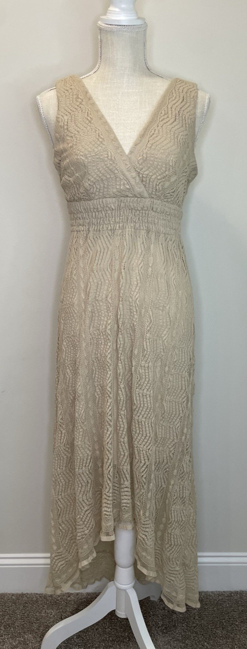 Cottagecore Fairy Coquette Romantic Lace Dress Boho Bridal Prairie Angel Size 4